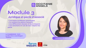 Affiche Module 3 : Juridique & pacte d'associé