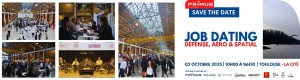 Affiche Job Dating Défense, Aéronautique & Spatial 2025