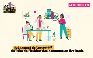 Affiche Lancement du Labo de l'habitat des communs 
